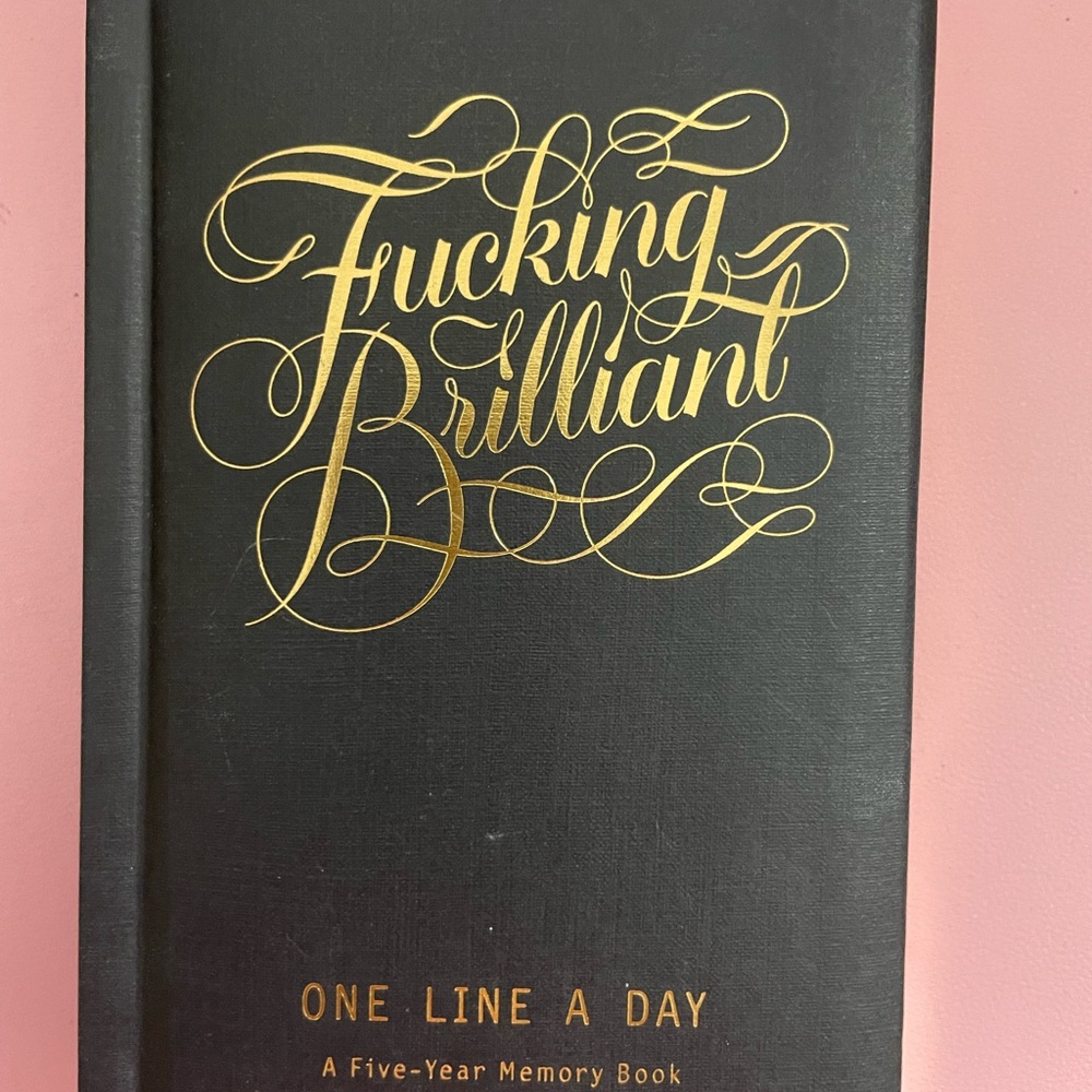 Black and Gold Memory Book